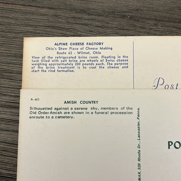 Vintage RPPC Amish country post cards Ohio and Pennsylvania - Picture 13 of 13